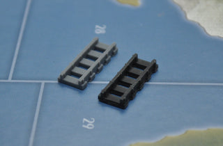 3D Printed Railroad Tracks (x10) - Combat Miniatures
