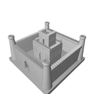 3D Printed Roman Fortress (x10) - Combat Miniatures
