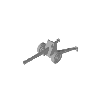 3D Printed Russian M42 45mm Anti - Tank (x10) - Combat Miniatures