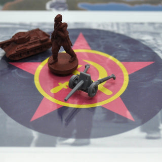 3D Printed Russian M42 45mm Anti - Tank (x10) - Combat Miniatures