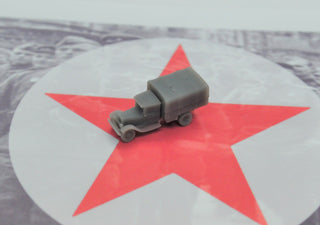 3D Printed Russian ZIS - 5 Covered SWB Truck (x10) - Combat Miniatures