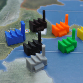 3D Printed Single Stack Industrial Complex (x10) - Combat Miniatures