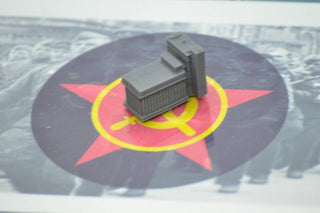 3D Printed Stalingrad Grain Elevator Victory City Marker | Axis & Allies & Global War 1936 Terrain Upgrade (x1) - Combat Miniatures