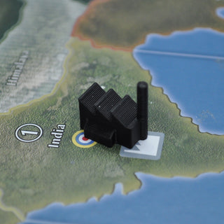 3D Printed Triple Stack Industrial Complex (x10) - Combat Miniatures