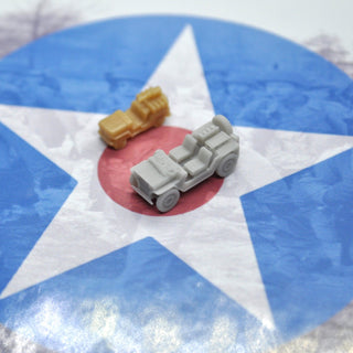 3D Printed US Willy's Jeep (x10) - Combat Miniatures