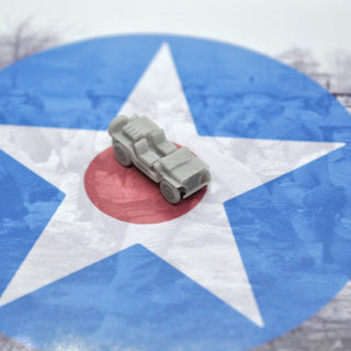 3D Printed US Willy's Jeep (x10) - Combat Miniatures