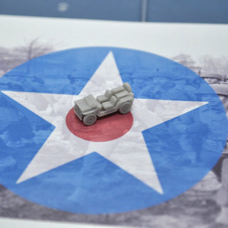 3D Printed US Willy's Jeep (x10) - Combat Miniatures