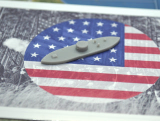 3D Printed USS Monitor Iron Clad (x10) - Combat Miniatures