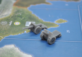 3D Printed WW1 Howitzer (x10) - Combat Miniatures