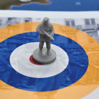 3D Printed WW2 British Airborne w/ Beret Pose 1 (x10) - Combat Miniatures