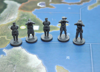 3D Printed WW2 Commander Set - Combat Miniatures