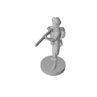 3D Printed WW2 Sikh Commonwealth Infantry Pose 2(x10) - Combat Miniatures