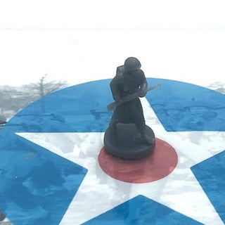 3D Printed WW2 US Soldiers in Winter Long Coats (Set of 10) | 1/72 Scale Miniatures - Combat Miniatures
