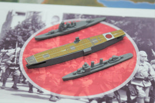 (4) Japanese Akagi Class Aircraft Carriers (3D Printed), with Decal Card| Axis & Allies Upgrade (Copy) - Combat Miniatures