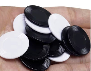 50pc 22mm Plastic Gaming Chips | Axis & Allies & Global War 1936 Counters - Combat Miniatures
