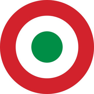 3.5" Round Italian Airforce Roundel Sticker
