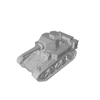 3D Printed M3A3 Stuart Tank (x10)