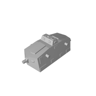 3D Printed WW1 German A7V (x10)