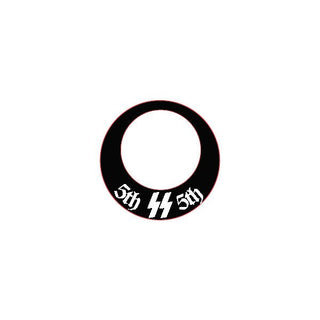 5th SS Division Unit ID Acrylic Markers (Set of 5) | 12.5mm Infantry Identification Tokens - Combat Miniatures