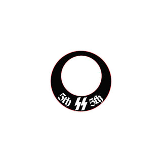 5th SS Division Unit ID Acrylic Markers (Set of 5) | 12.5mm Infantry Identification Tokens