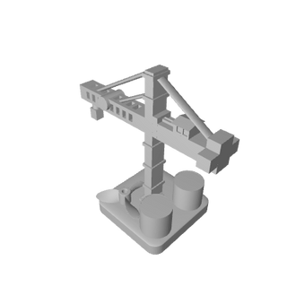 3D Printed Shipyard Crane (x10)