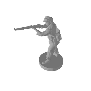 1/72 3D Printed Finnish Soldier Pose 2 (x10)