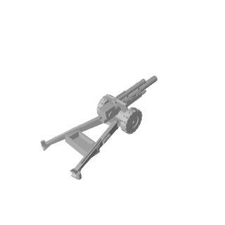 3D Printed M101A1 US Howitzer (x10)