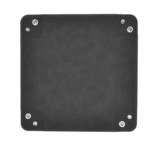9"x9" Leatherette Dice Tray –2nd U - Boat Flotilla Etched | CombatMiniatures.org - Combat Miniatures