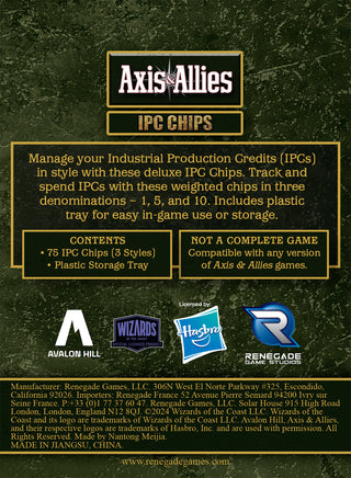 Axis & Allies: IPC Chips PRE-ORDER