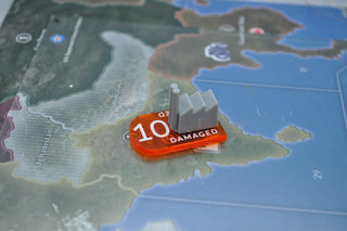 Installation Damage Designation Acrylic Marker, Set of 10