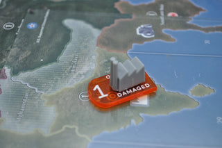 Installation Damage Designation Acrylic Marker, Set of 10