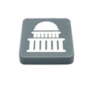 Capital/Victory City Acrylic Marker, Gray (x10)
