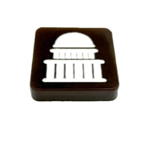Capital/Victory City Acrylic Marker, Brown (x10)