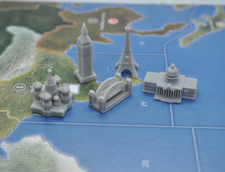 3D Printed Allied Capitals/Victory City Set