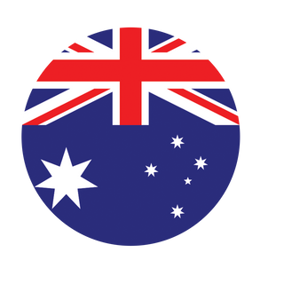 3.5" Austrailian Flag Roundel Combat Label