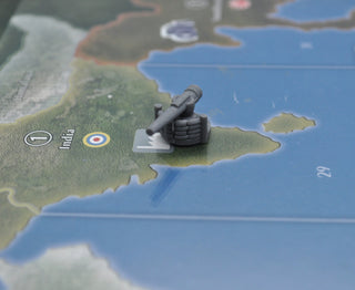 3D Printed Singapore Coastal Artillery Battery | WW2 Pacific Theater Terrain