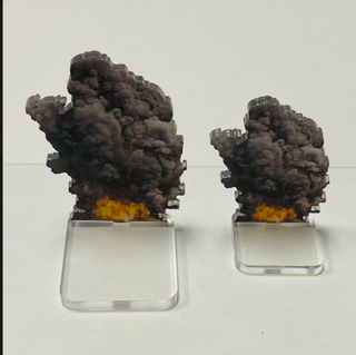 Printed Smoke Damage Marker (x5)