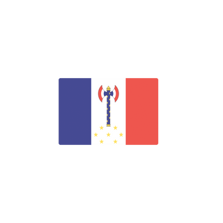Flag of Vichy France (1940-1944) Production Tray