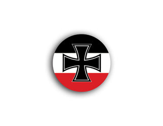 Custom German Empire Flag 1914-1918 Roundel (Set of 10) - Full Color
