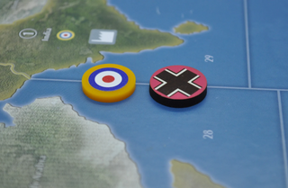 WWII Acrylic Faction Roundels, Italian Fascist Air Force Roundel (x10)