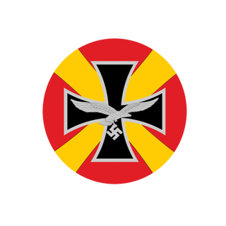 3.5" Custom Condor Legion Flag Roundel Sticker