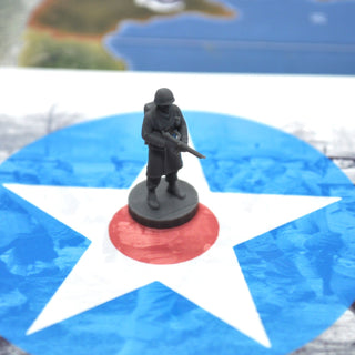 3D Printed US Soldier in Winter Coat Pose 2 (x10)