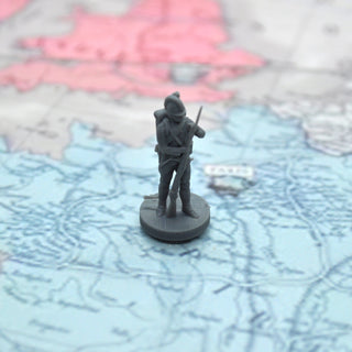 3D Printed 1/72 Scale Napoleonic French Fusiliers Pose 2 (x10)