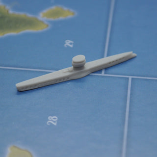 3D Printed Out of Box Axis & Allies 1914 Submarine (x10)