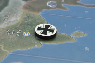 German Balken Cross Markers 1855-P Roundel (Set of 10) - Full Color