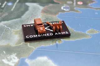 Combined Arms Marker 1.75” x 1” (1/8” Thick) | Set of 10