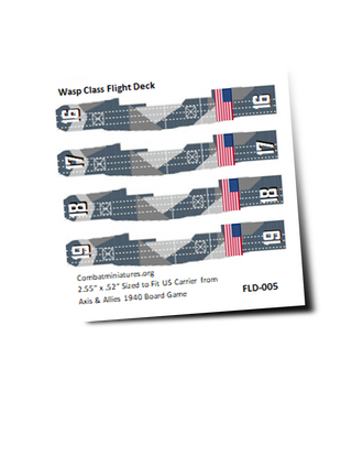 Custom Wasp Class US Carrier Decal with Camo 4-Pack