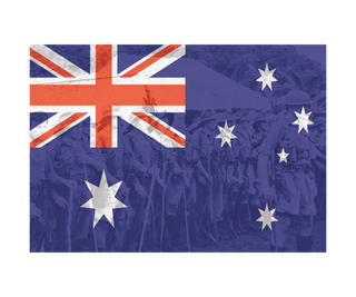 10pc Flag with Image Combat Label Pack
