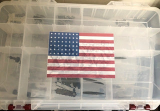 10pc Flag with Image Combat Label Pack
