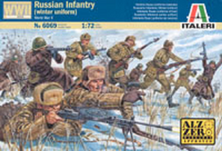 Italeri #6069 Russian Infantry (Winter Uniform) 1:72 Scale